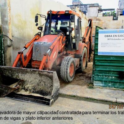 Impressionen von den Umbauarbeiten an der Calle Conde No. 55